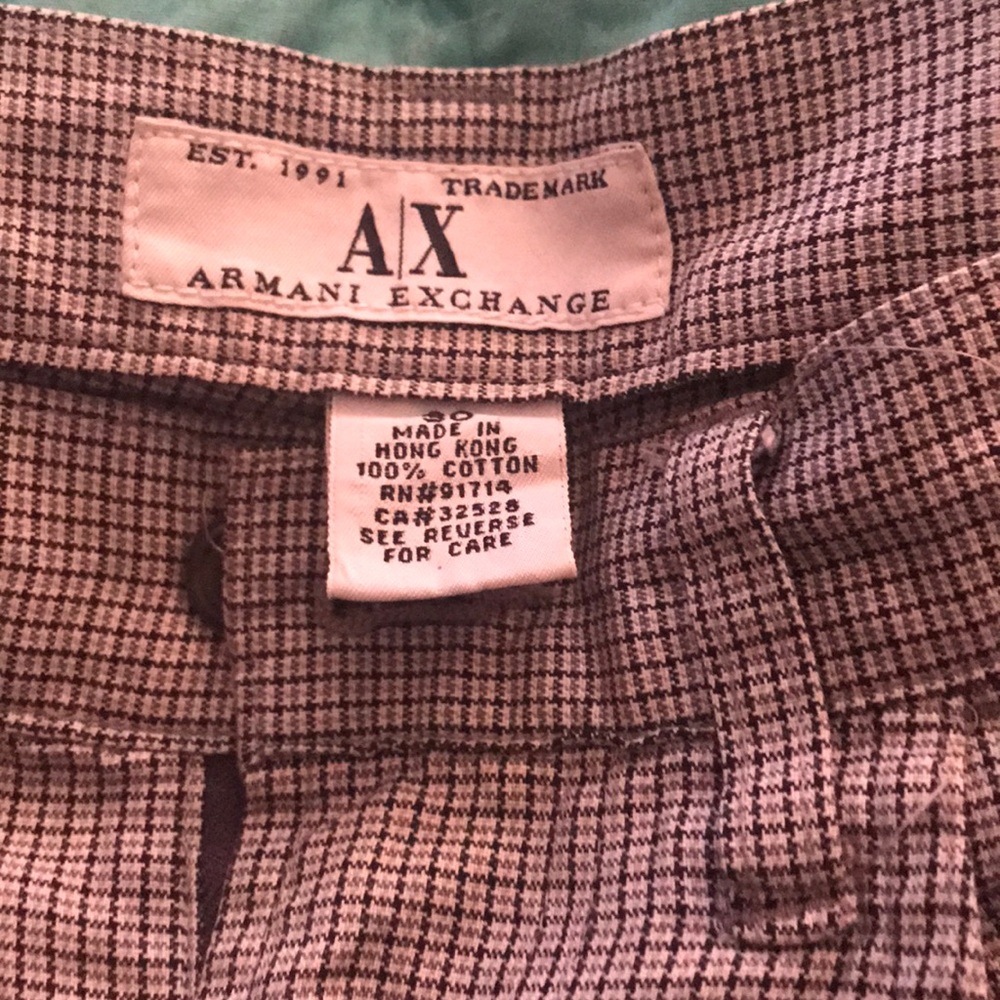 Armani Exchange crop pants